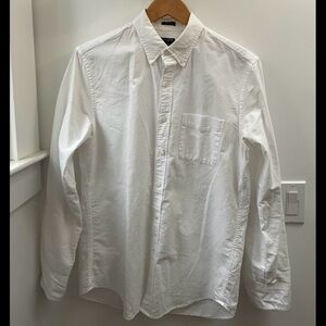 J Crew Men’s Classic White Oxford Shirt